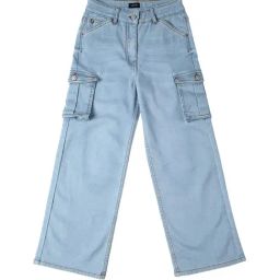Allen Solly Junior Blue Solid Jeans-image-28