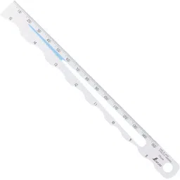Shinwa Rules Radius Scale A-2 R8 - 15 mm Corner Measurement Range, 73571-15