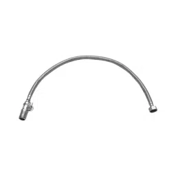 PLUMBER Stainless Steel Braided Flexible Connection Hose with Stop Valve 600 mm, 24 inch, UBC-0601-image-69