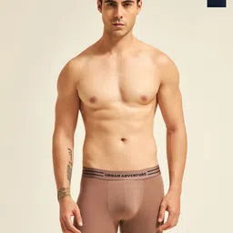 URBAN ADVENTURE Pack Of 2 Mid-Rise Moisture Wicking Trunks 2UAM-015(NVY-BROWN)-image-99