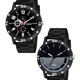 Miss Perfect Men Set Of 2 Dial & Bracelet Style Straps Analogue Watch-picture-17