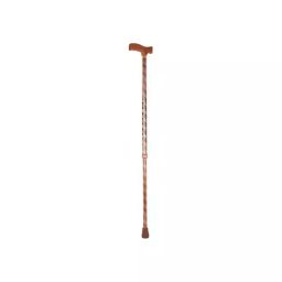 MCP Brown Carving Design Premium Aluminium Imported Walking Stick-27
