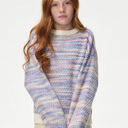 Marks & Spencer Girls Striped Pullover Sweaters-image-91