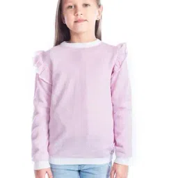 Cherry Crumble By Nitt Hyman Kids Pink Textured Sweater-image-69