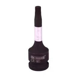 De Neers 12.5 mm (1/2 Inch) Single Forged Square Drive Impact Torx (Size 80 mm), IMP-N-T80-13