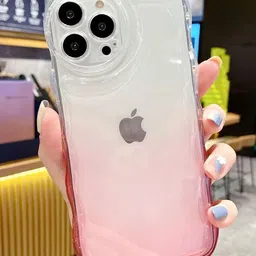 Luxury Kase LK095 Solid iPhone 14 Pro Gradient Wave Edge Pattern Soft Case Back Case-picture-1