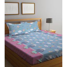 Klotthe Kids Double Bed Sheet KLBS 1646 - Blue-image-29