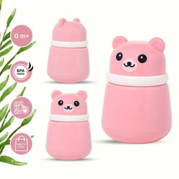 LuvlittlePortable Baby Skin Care Baby Powder Puff With Box Holder Container for New Born and Kids for Baby Face and Body (Panda-pink)-21