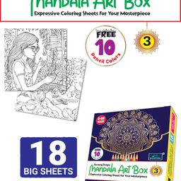 book ford publications Harmony Designs Mandala Art Box  (Set Of 2 Box) 3 & 4 image 2