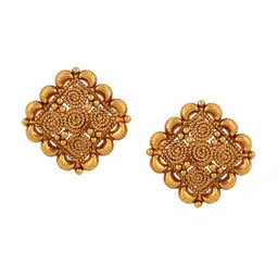 Anouk Gold-Plated Artificial Stones Studs-47