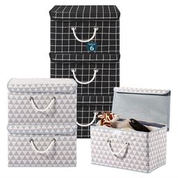 Kuber Industries Grey Set of 6 Reusable Drawer Organiser Organisers-3