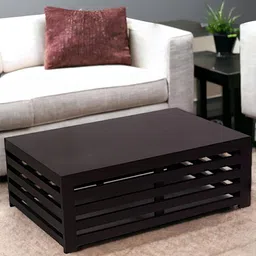 Ikiriya Black Rectangle Wood Contemporary Coffee Table-image-32