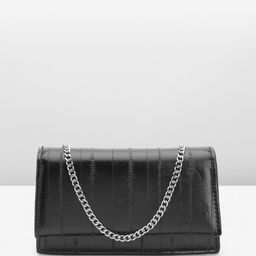 MANGO Faux Leather Quilted Crossbody Sling Bag-39