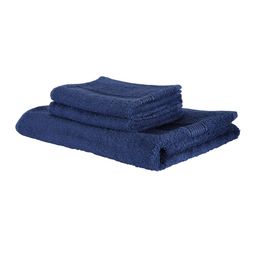 kopa BIANCA Set Of 3 Blue Solid 380 GSM Super-Soft bath Towels image 2