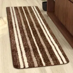 Saral Home Brown & Beige Multipurpose Runner - Set of 1-40