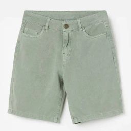 Fame Forever by Lifestyle Kids Sage Green Cotton Regular Fit Shorts-image-68