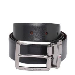 Tommy Hilfiger Men's Black & Tan Welches Reversible Belt-image-67