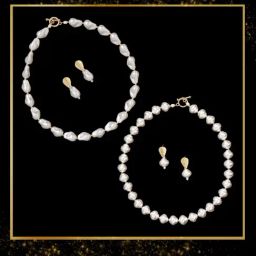 Zaveri Pearls White Alloy Sets for Women-47