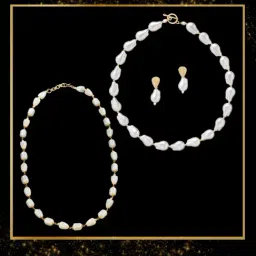 Zaveri Pearls White Alloy Sets for Women-image-53