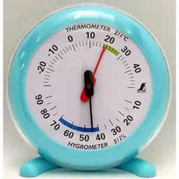 Shinwa Rules Thermo-Hygrometer Q Series Φ120x33 mm, 70496-26