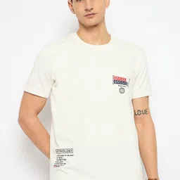 Duke Men Typography Printed Round Neck Cotton T-shirt-image-45