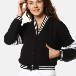 Campus Sutra Black Full Sleeves Sweatshirt-image-65