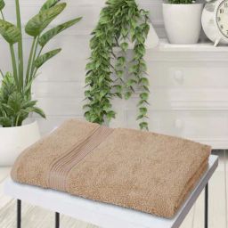bianca LORENA 100% Cotton Super-Soft Terry Towels -1pc Bath Towel (d`ross) solid-taupe-picture-43