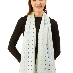 Trend Arrest White Polka Dot Scarf-picture-39