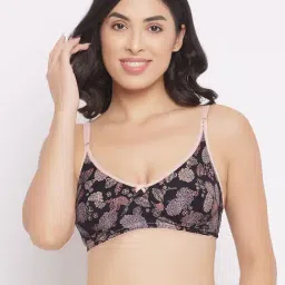 Clovia Black Non Wired Non Padded Full Coverage Bra-image-92