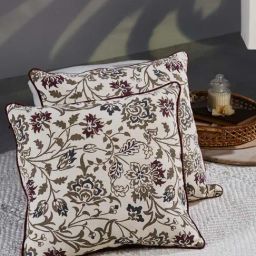Fabindia 'Trushita' Multicolor Cotton Cushion Cover - Set of 1-image-28