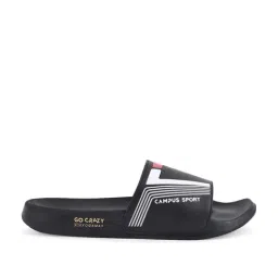 Campus Men's Black Slides-30