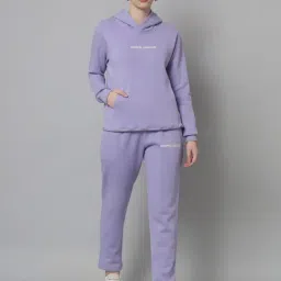 GRIFFEL Purple Regular Fit Track Suit-21