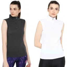 Appulse White & Charcoal Cotton T-Shirt - Pack of 2-image-72