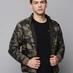 SHOW OFF Olive Regular Fit Jacket-46