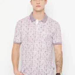 Duke Purple Regular Fit Printed Polo T-Shirt-picture-3