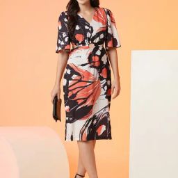 Globus Multicolor Printed Midi Dress-12