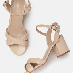Allen Solly Open Toe Block Heels-8