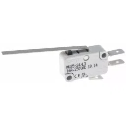RS PRO Long Straight Lever Micro Switch SP-CO Quick Connect Terminal 250 V AC, 8046256-9