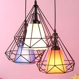 KINIS Modern and Unique Style Black & White Quirky Ceiling Lamp image 5