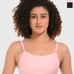 Boleem Pack Of 2 Full Coverage Non Padded Beginners Bra With All Day Comfort-15