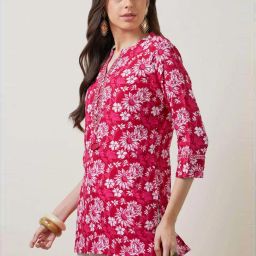 Soch Fuchsia Pink Printed Tunic image 4