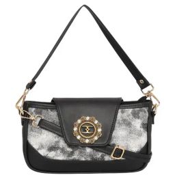 Esbeda Black Printed Sling Handbag-image-8