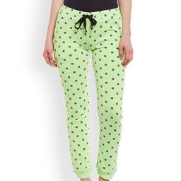 VIMAL Women Green Printed Lounge Pants-image-17