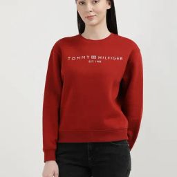 TOMMY HILFIGER Red Graphic Print Sweatshirt-image-14