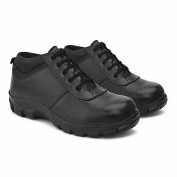 Enrich Field Steel ToeSafety Shoes Pure Leather Anti-SkidSize UK 6 Black Model 24BK-image-74