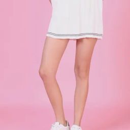 SHOWOFF White Mini Skirt-image-13