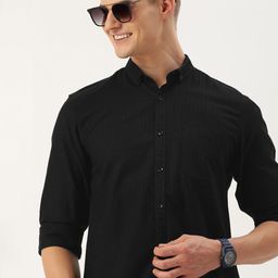Mast & Harbour Men Standard Multi Stripes Opaque Casual Shirt-image-34