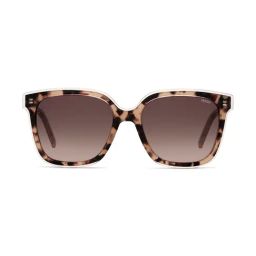 HUGO Brown Square Sunglasses for Women-image-15