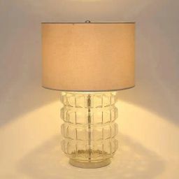 Home4U Nomani Transparent Glass Table Lamp With Shade-image-11