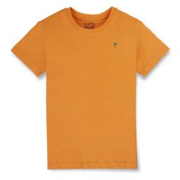 Gini & Jony Kids Orange Cotton Printed T-Shirt-picture-41